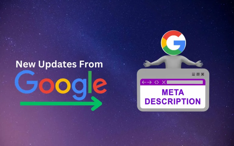 Google Update on Meta Description