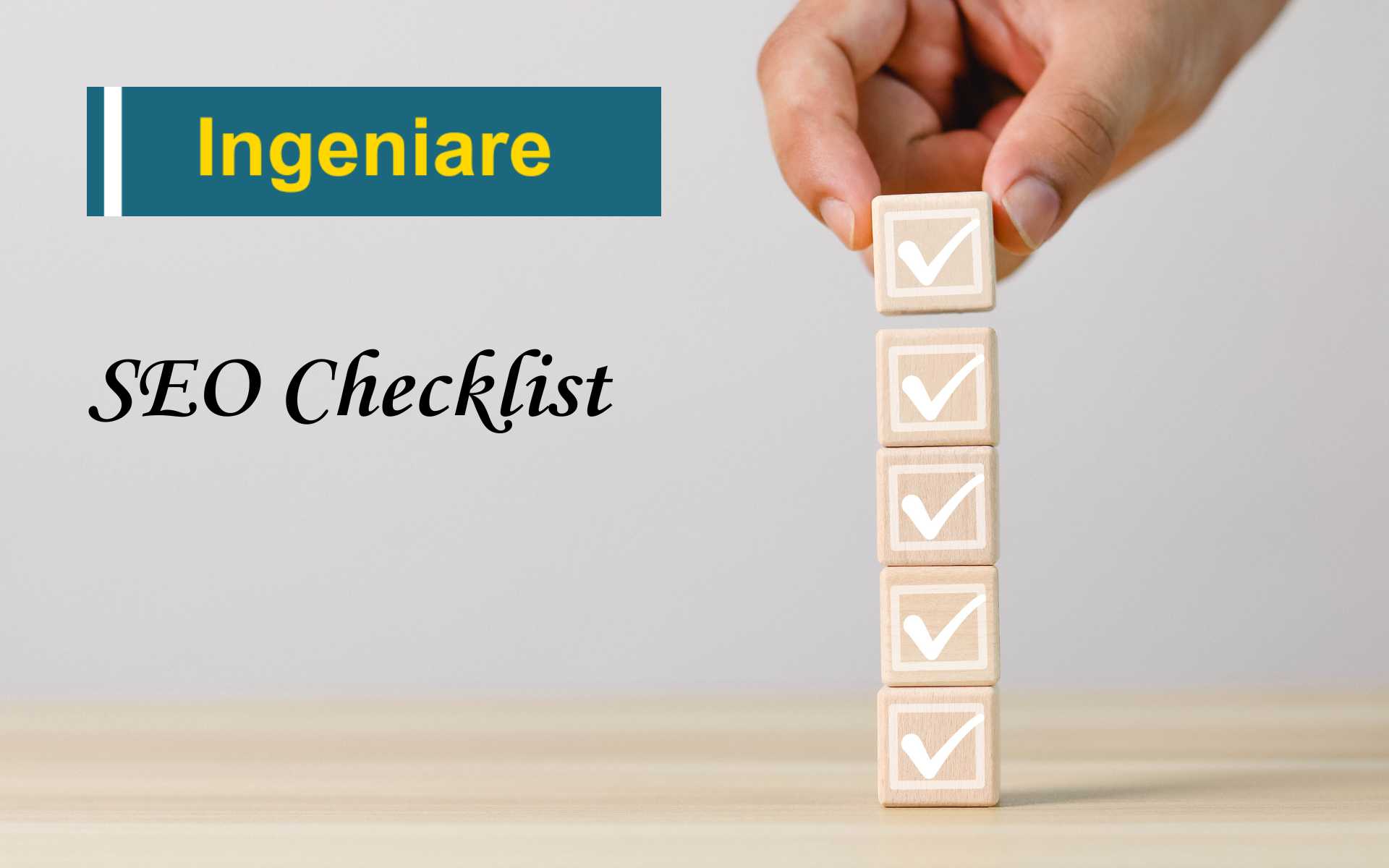 Ingeniare SEO Checklist