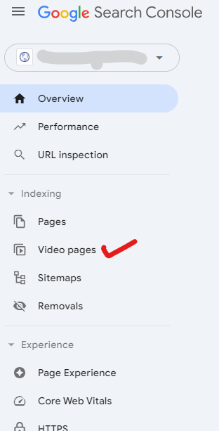 Video Indexing in Google Search Console