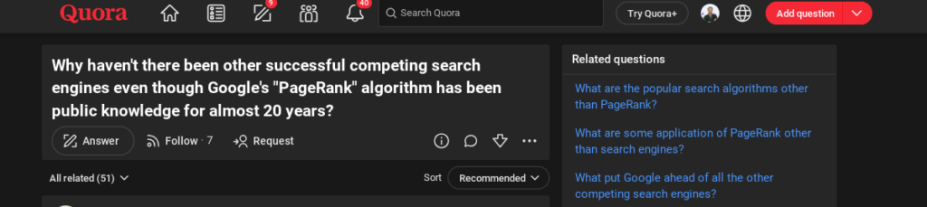 Quora is one of the Best Places for Long Term Keyword Research