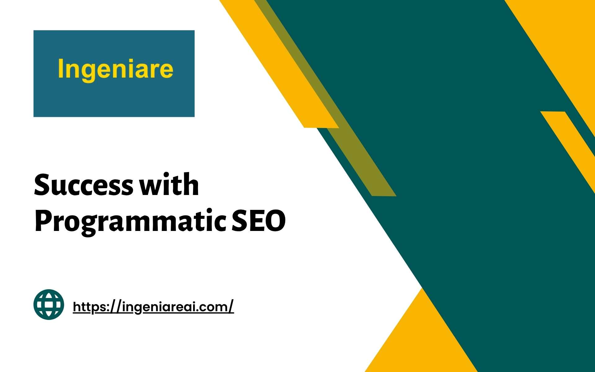 Success with Programmatic SEO